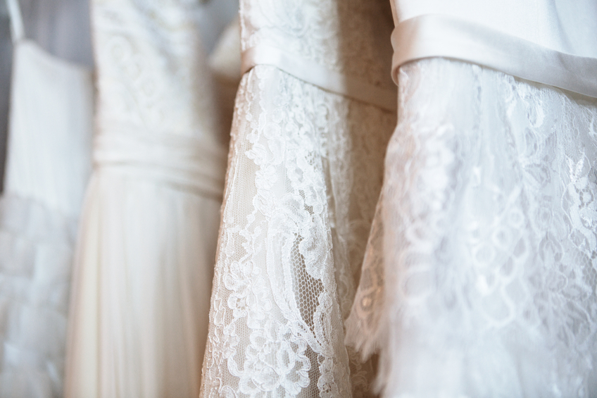 The price for wedding dress dry cleaning depends on the gown style and degree of staining