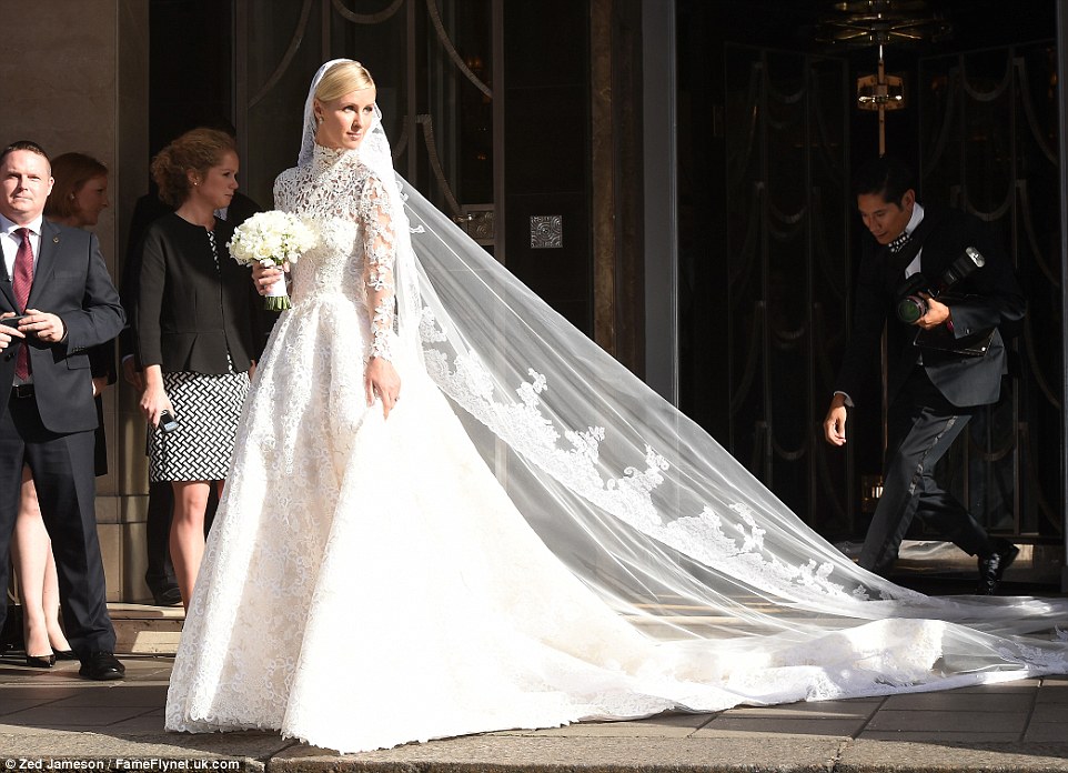Nicky Hilton's wedding gown