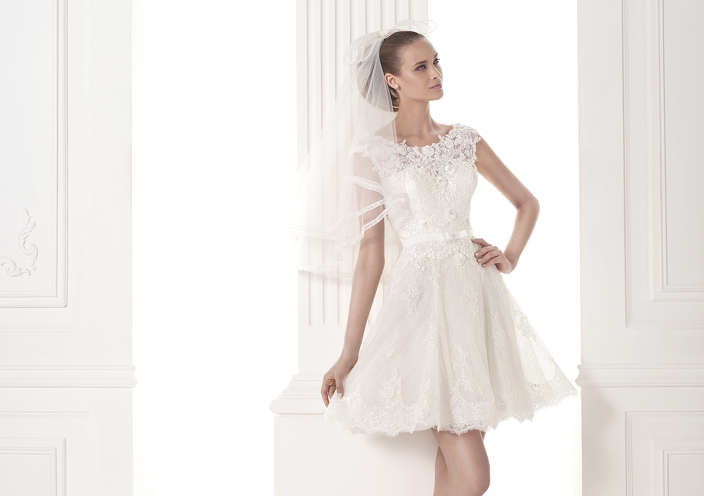 pronovias short dress