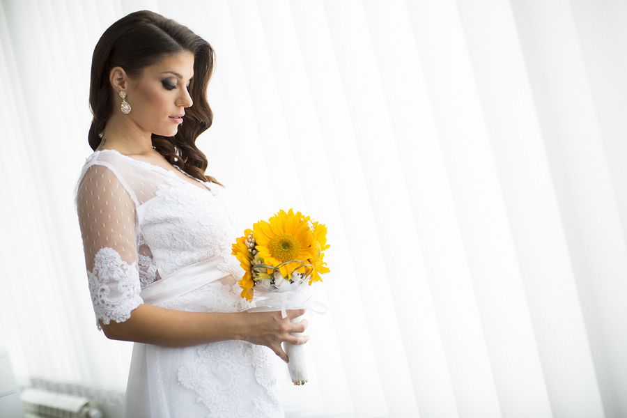 Maternity Wedding Dress with Sleeves
