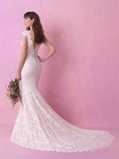 Lace wedding dress by Allure