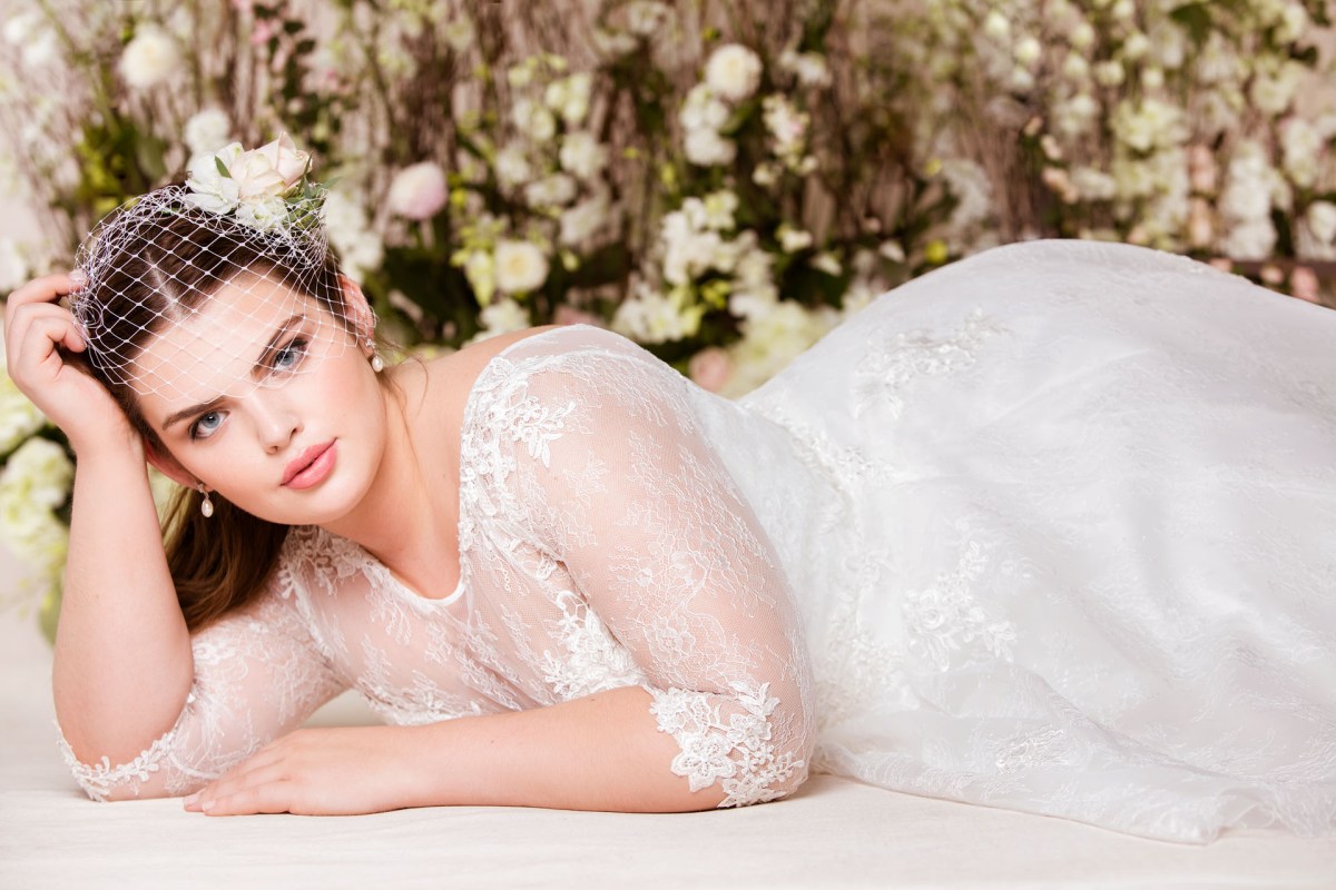 A plus size wedding dress