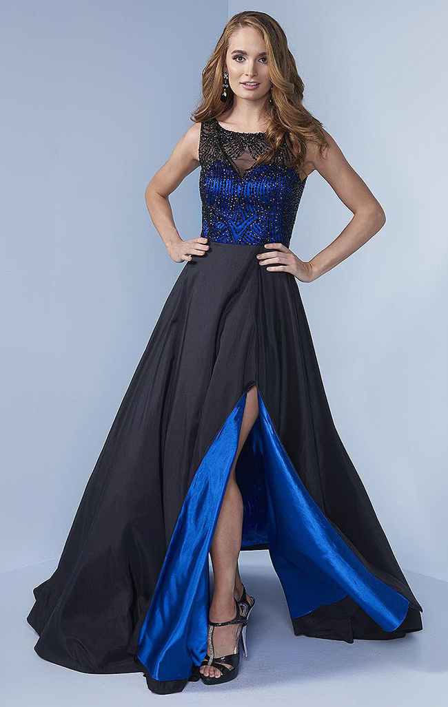 53 Wedding Dress Blue Black