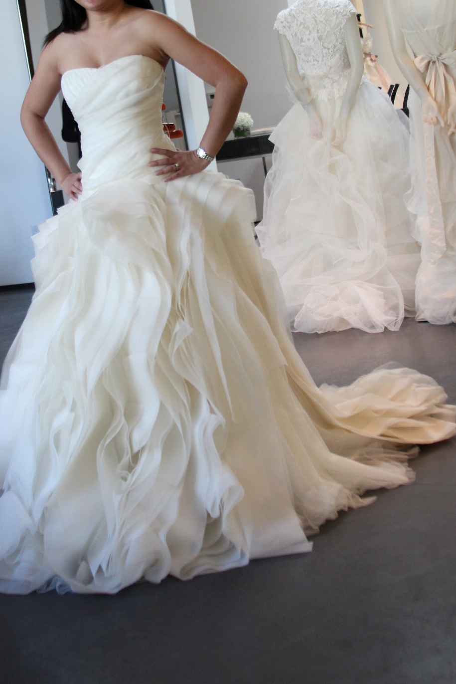 A Diana wedding dress