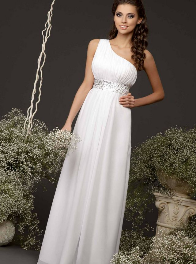 A Greek wedding dress