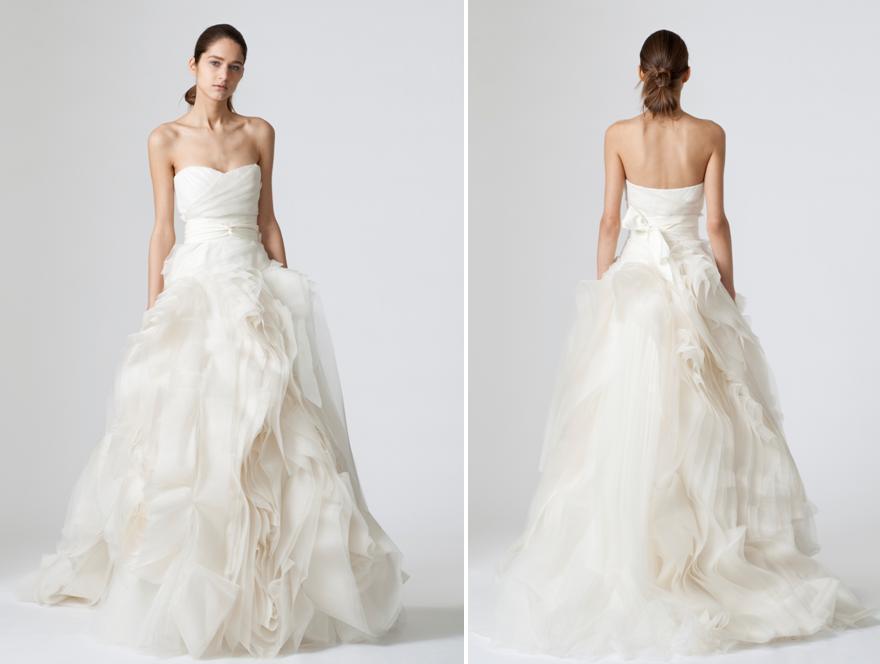 Used vera wang outlet wedding dresses