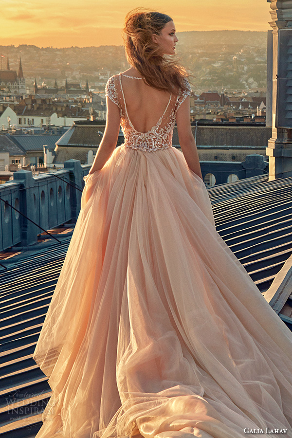 Galia Lahav princess blush wedding gown