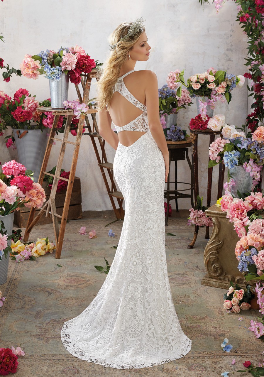 Mori Lee lace wedding gown