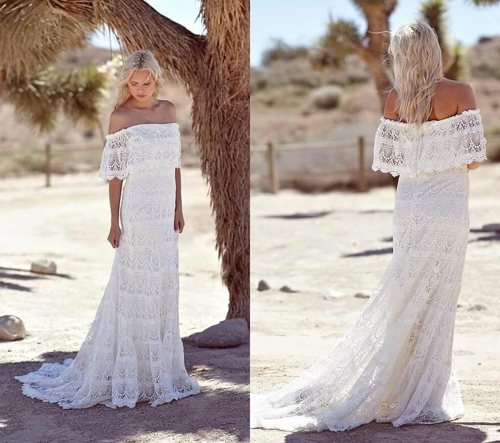 boho beach wedding dress