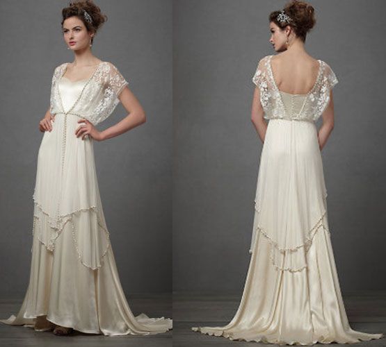 Vintage wedding gown