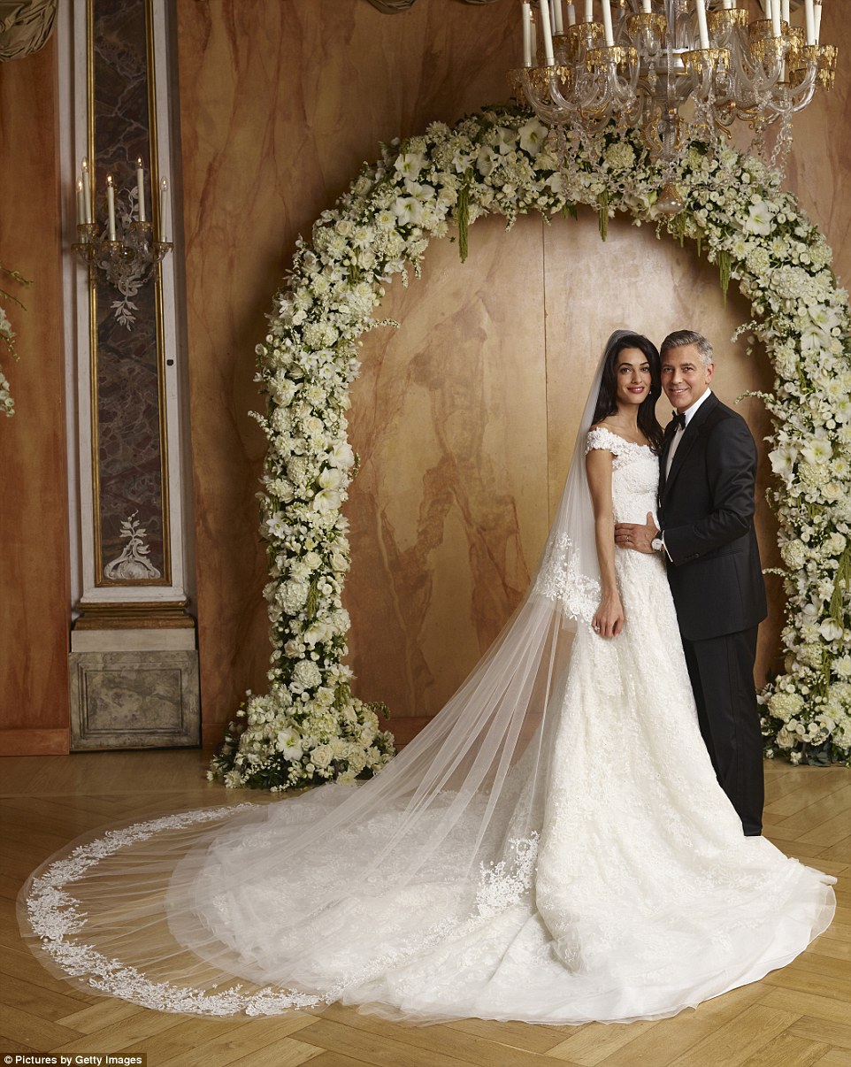 Amal Clooney's wedding dress