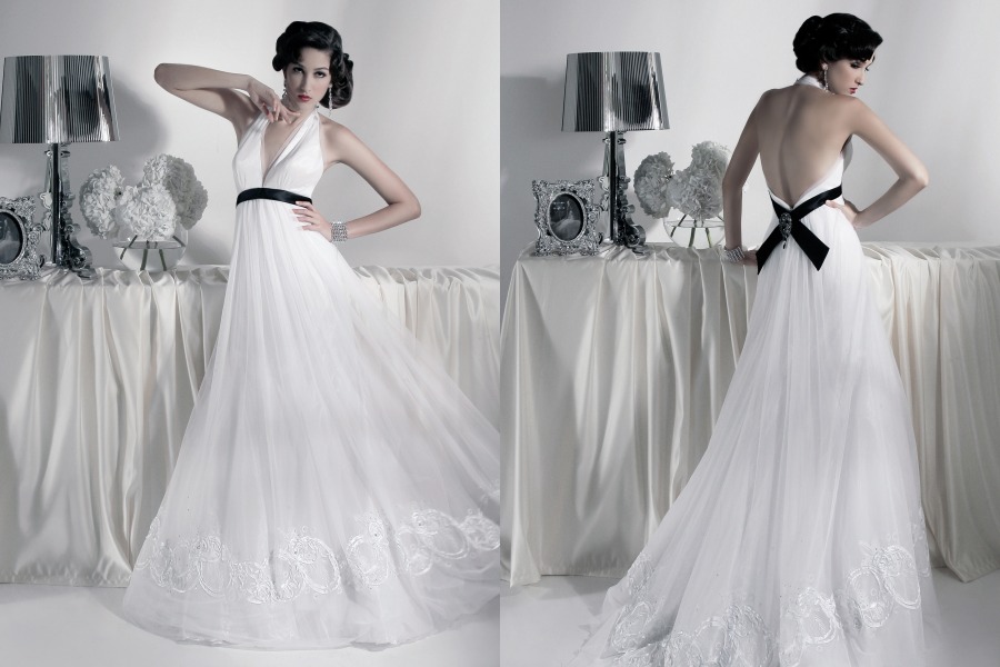 30 Ideas of Beautiful Black  and White Wedding  Dresses  