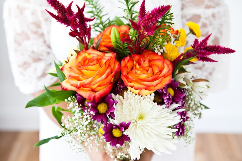 Fall wedding bouquet