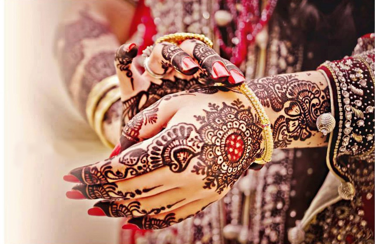 Indian wedding mehendi