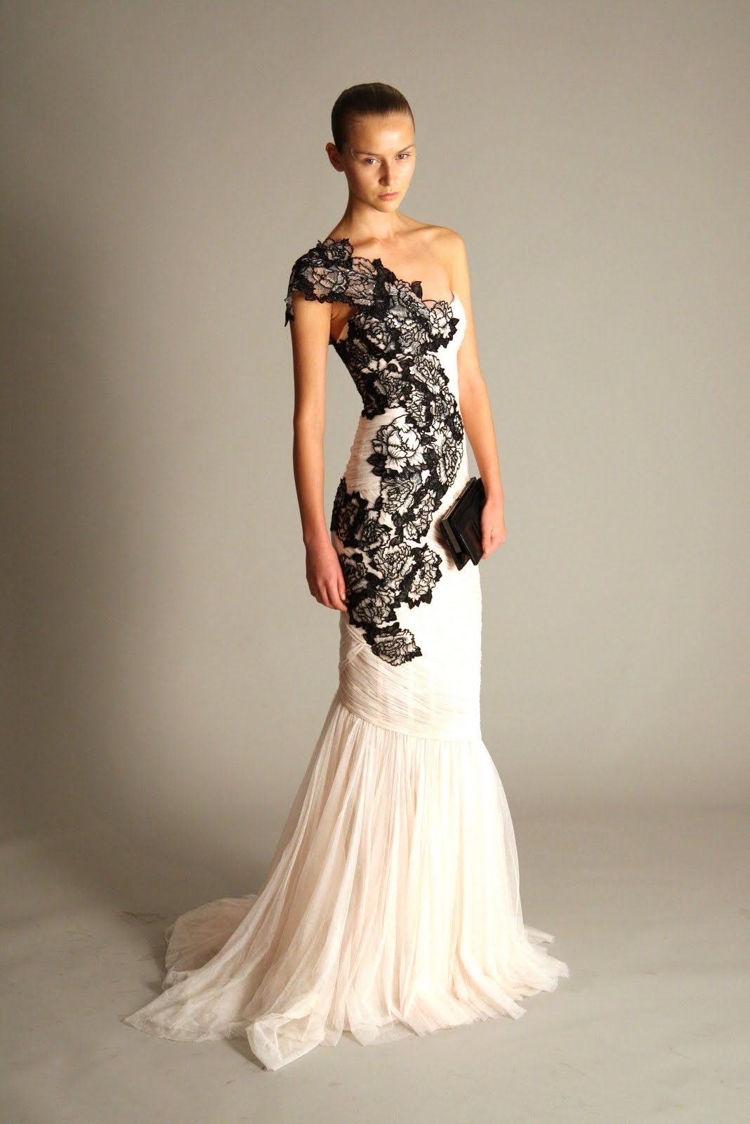 30 Ideas of Beautiful Black and White Wedding Dresses ...