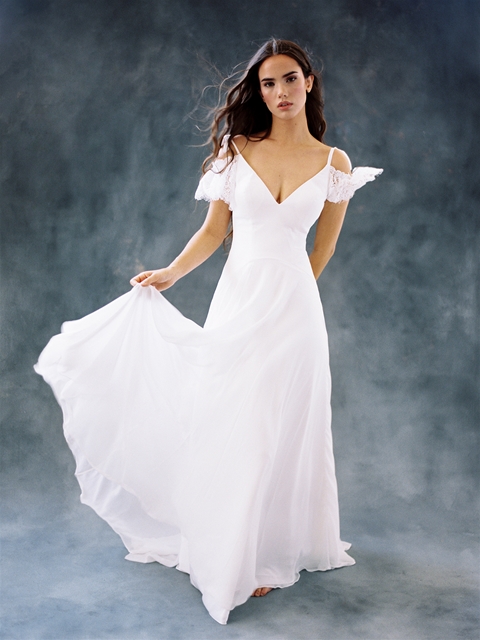 Rose wedding dress by Allure Bridals