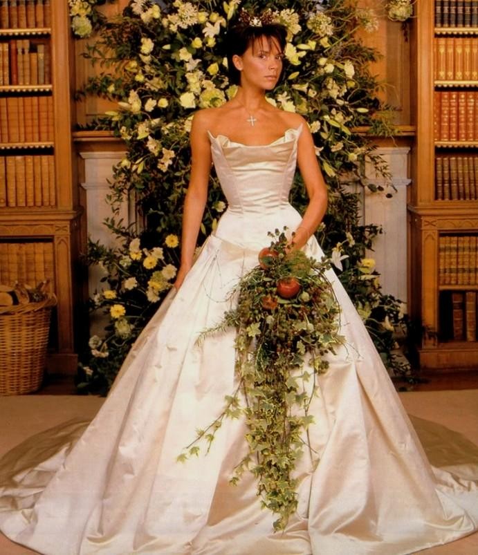 Victoria Beckham's wedding dress