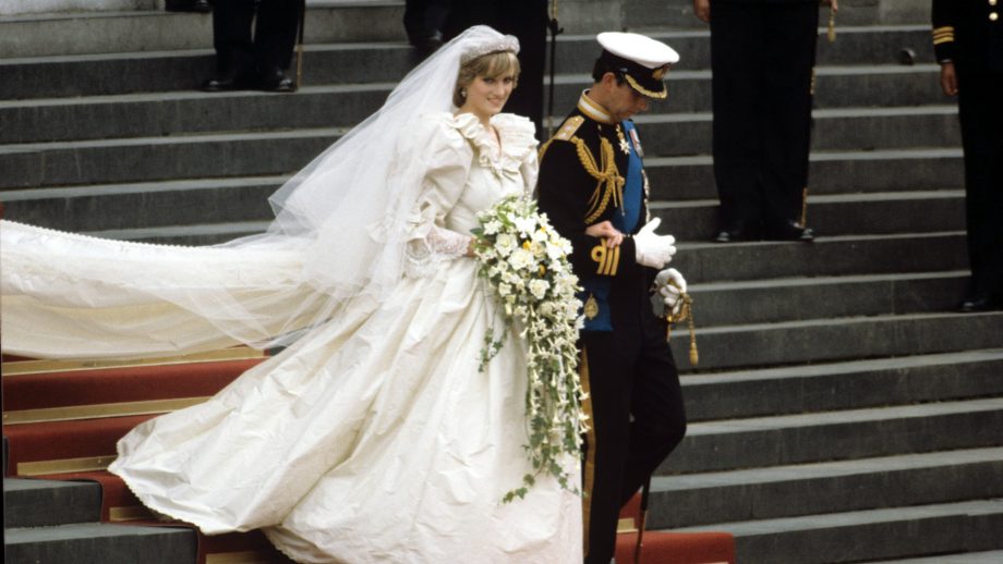 Wedding gown of princess Diana