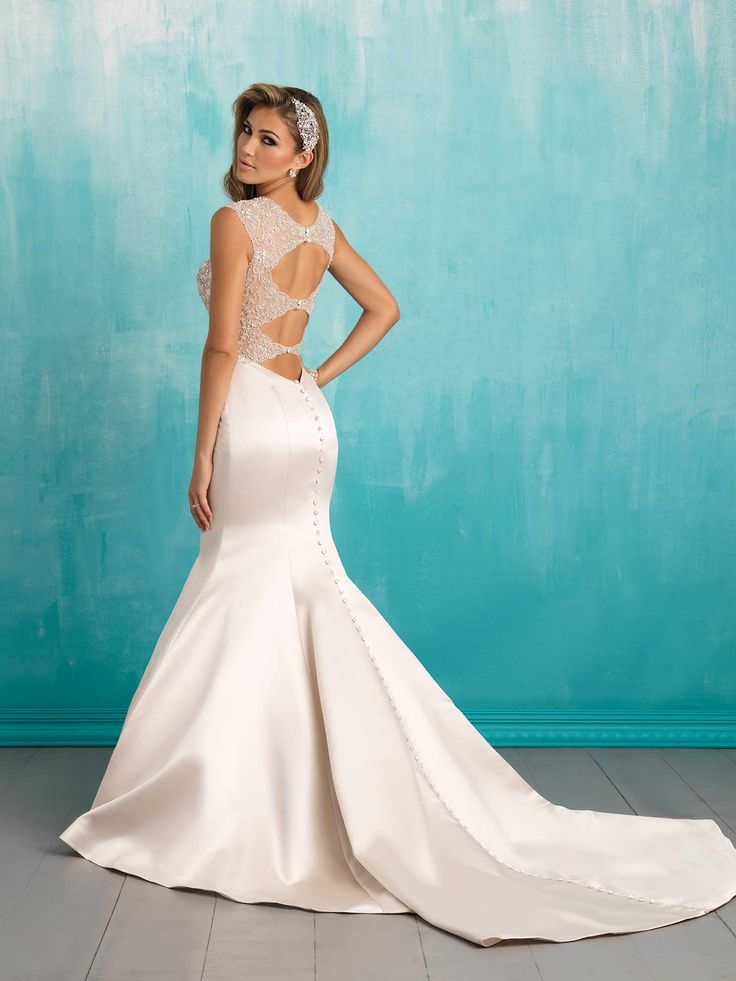 Allure wedding dress with beautiful back