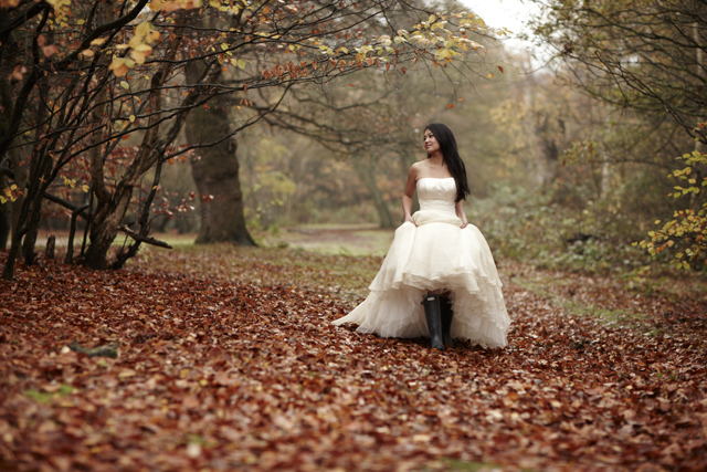 Fall wedding dress