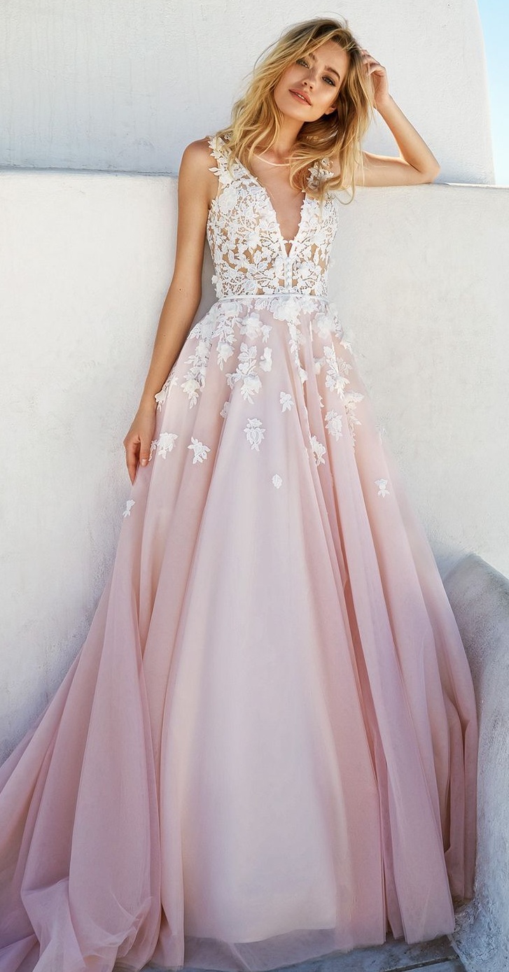 Blush Wedding Dress