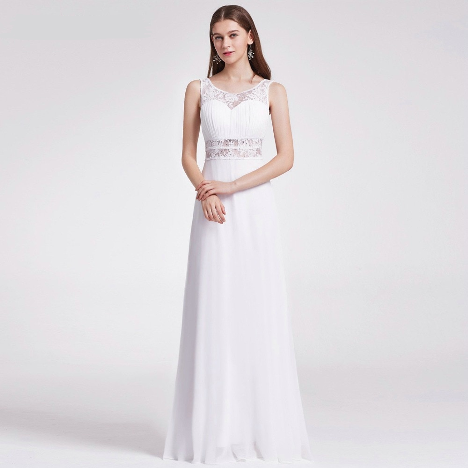 Elegant Wedding Dress with Lace Details
