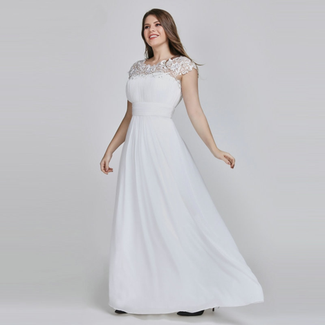Empire waist wedding dress