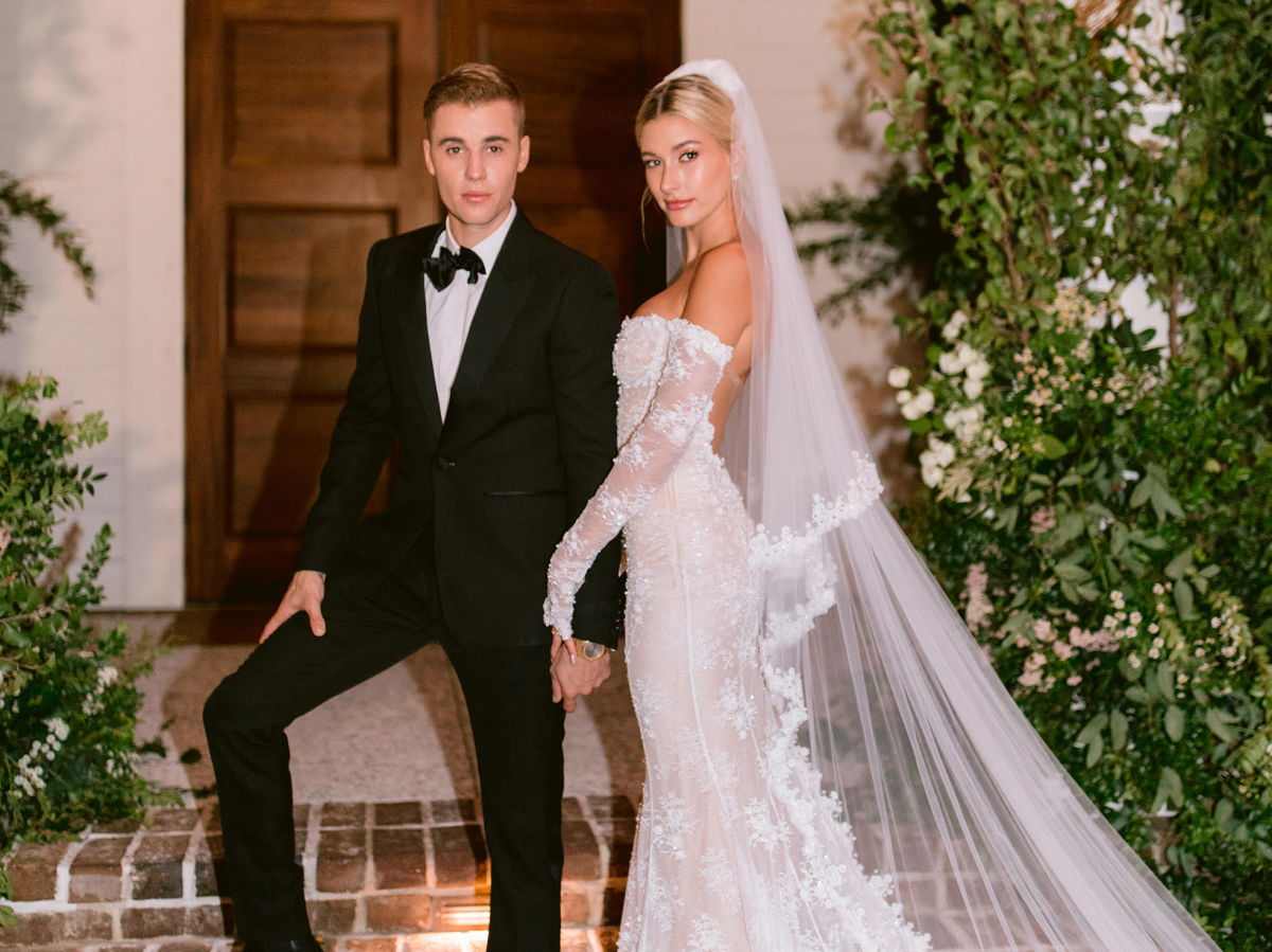 Hailey Bieber and Justin Bieber wedding