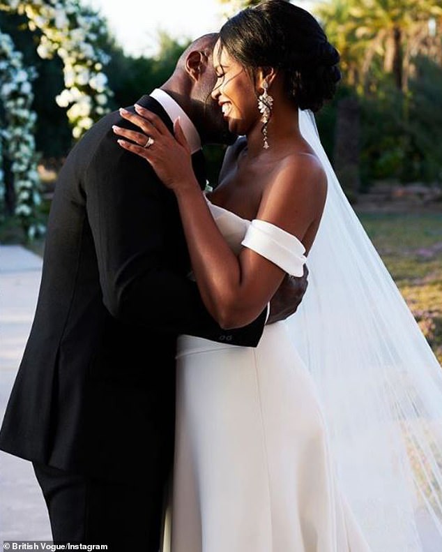 Sabrina Dhowre and Idris Elba wedding