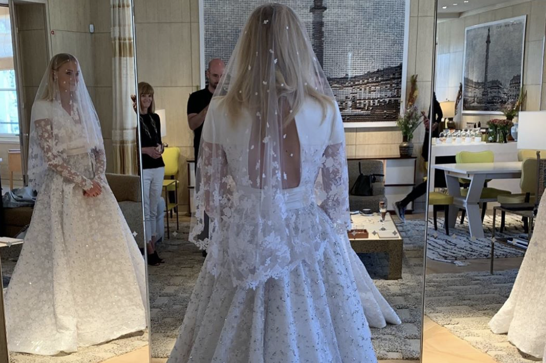 Sophie Turner wedding dress