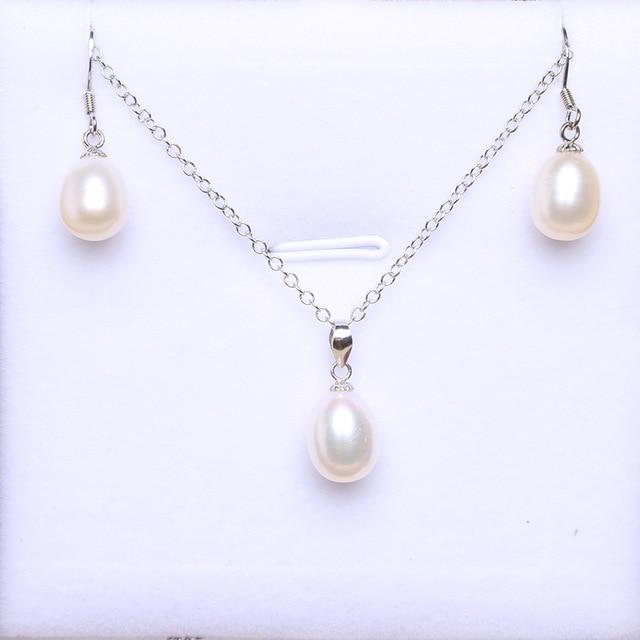 Classic pearls jewelry set