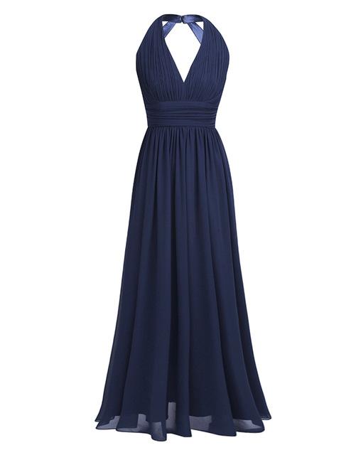 Navy blue bridesmaid dress