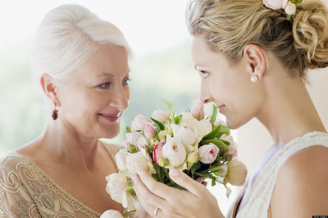 Bride and her mother