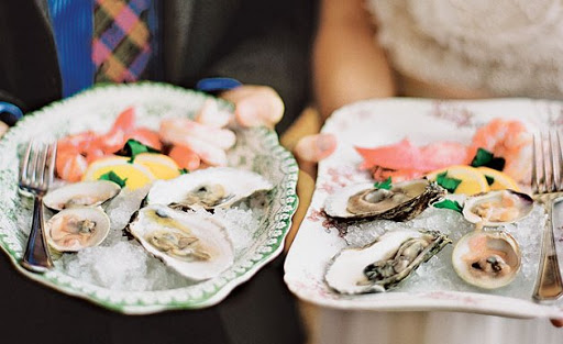 Seafood wedding menu