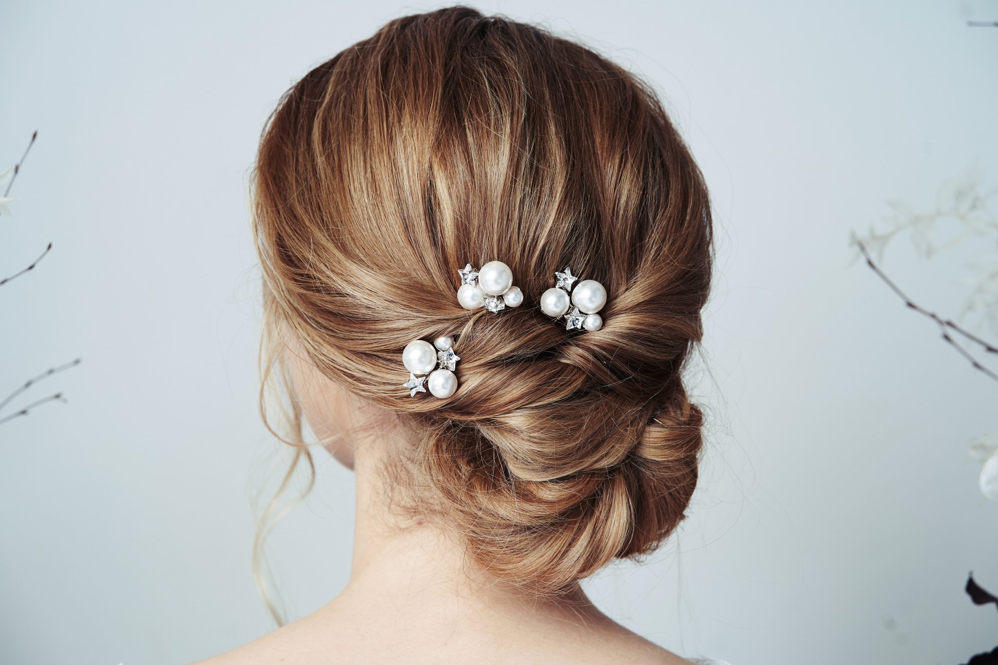 Wedding chignon hairstyle