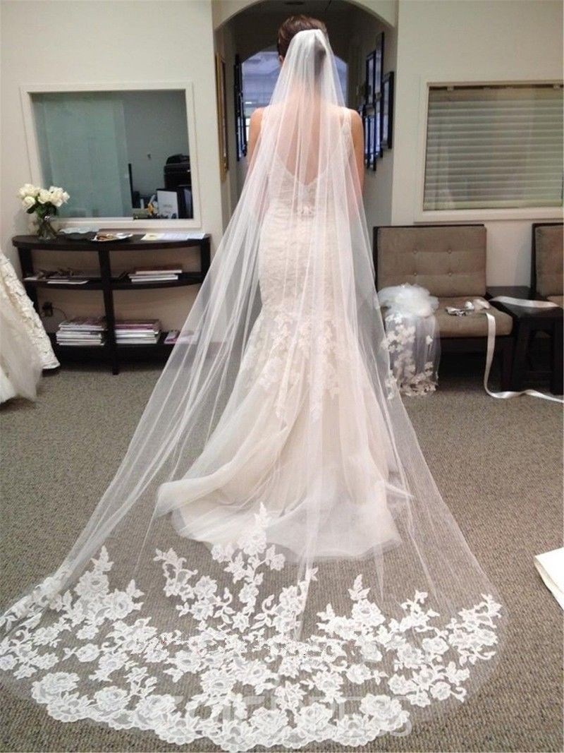 Cathedral bridal veil